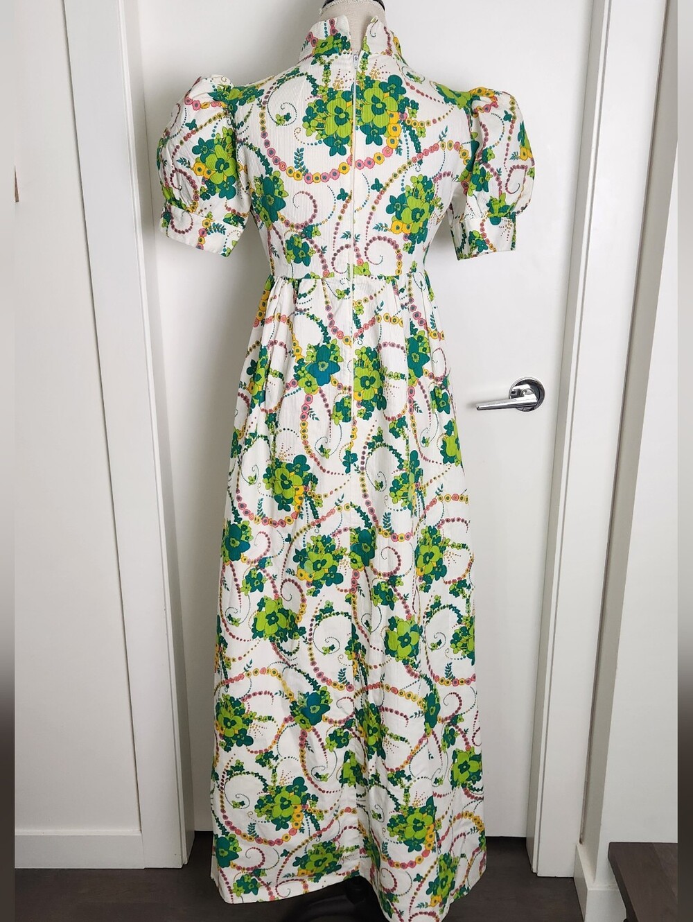 70's Clover Boho Maxi Dress - Picture 5 of 12